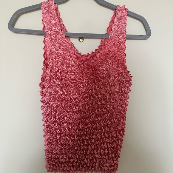 y2k pink popcorn/bubble blouse - Picture 2 of 3